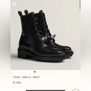 Hermes Funk ankle boots - in excellent condition - size 36.5